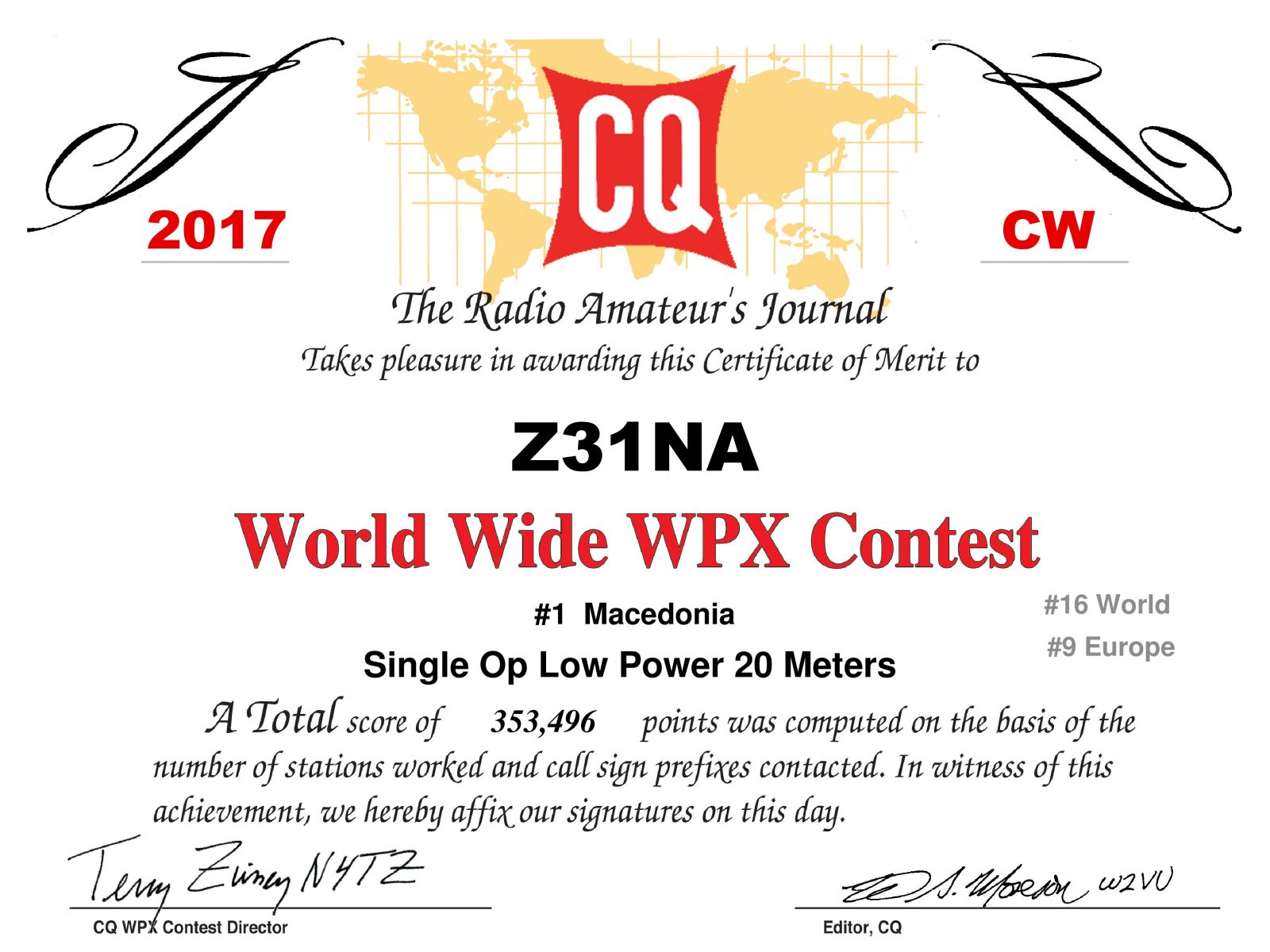 Z31NA - Callsign Lookup by QRZ Ham Radio