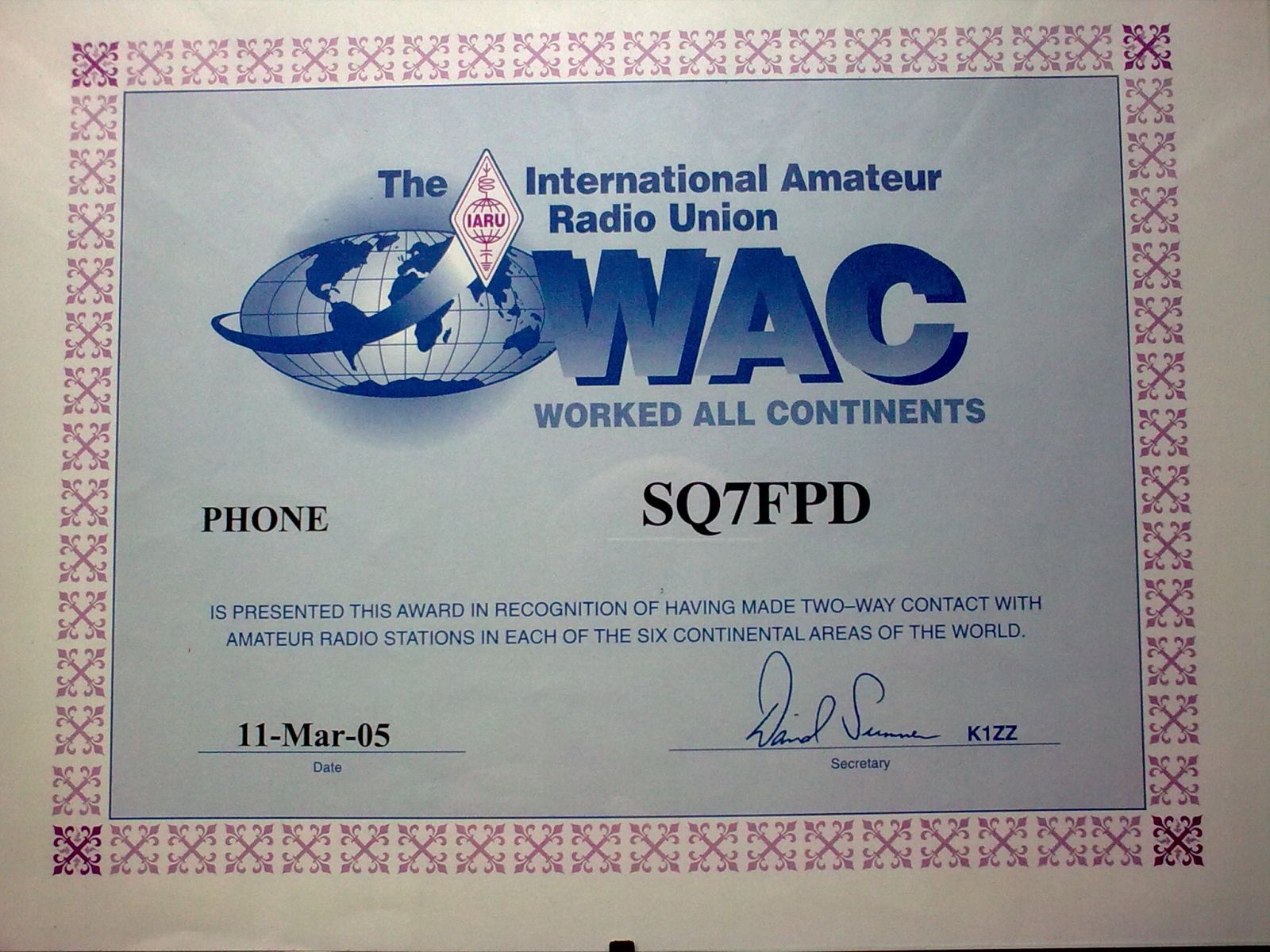 SQ7FPD - Callsign Lookup by QRZ Ham Radio