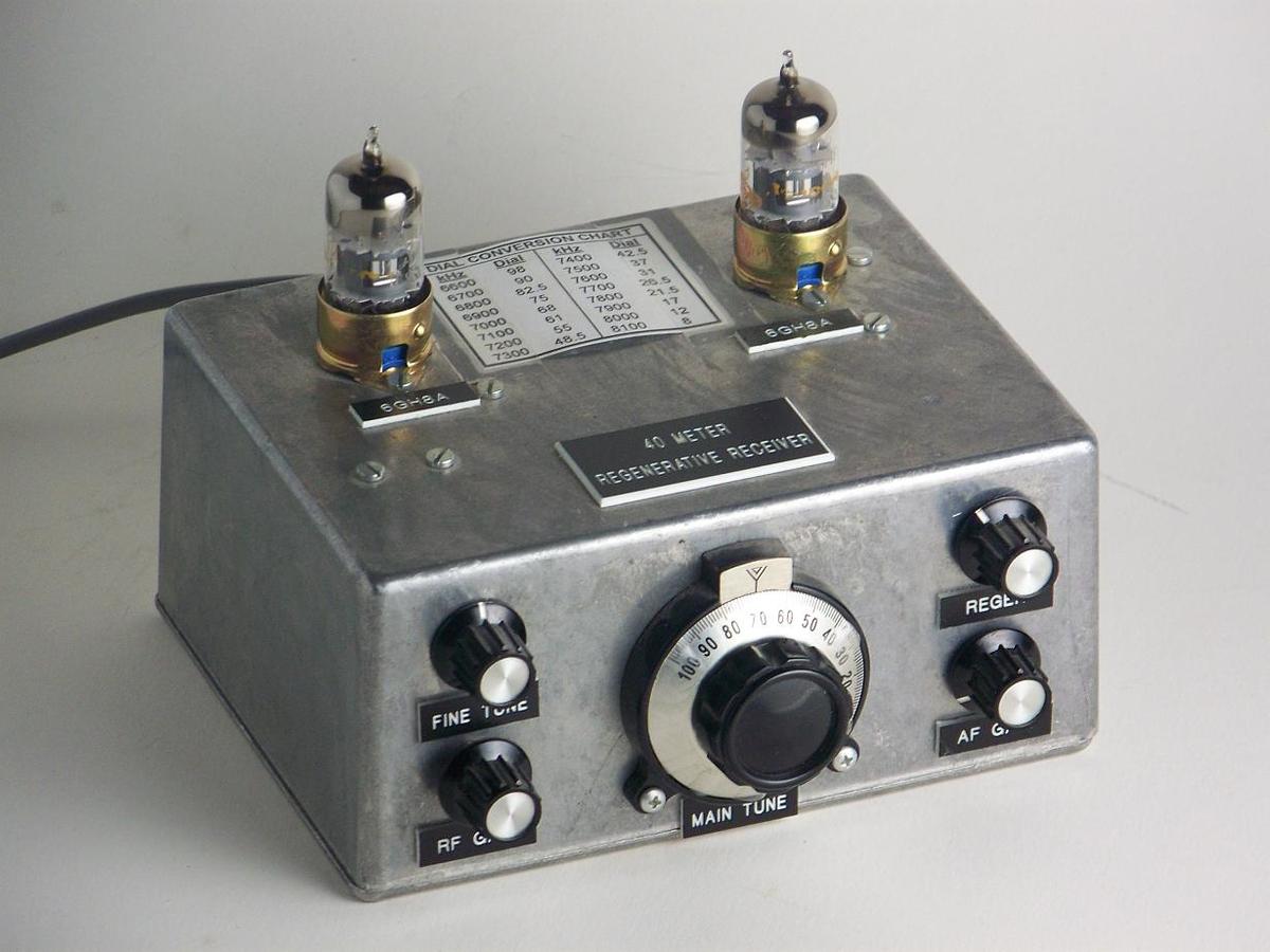 MIZUHO RX-100 SSB CW RECEIVER 基板とパネル MIZUHO 7MHz SSB-CW RECEIVER RX-100