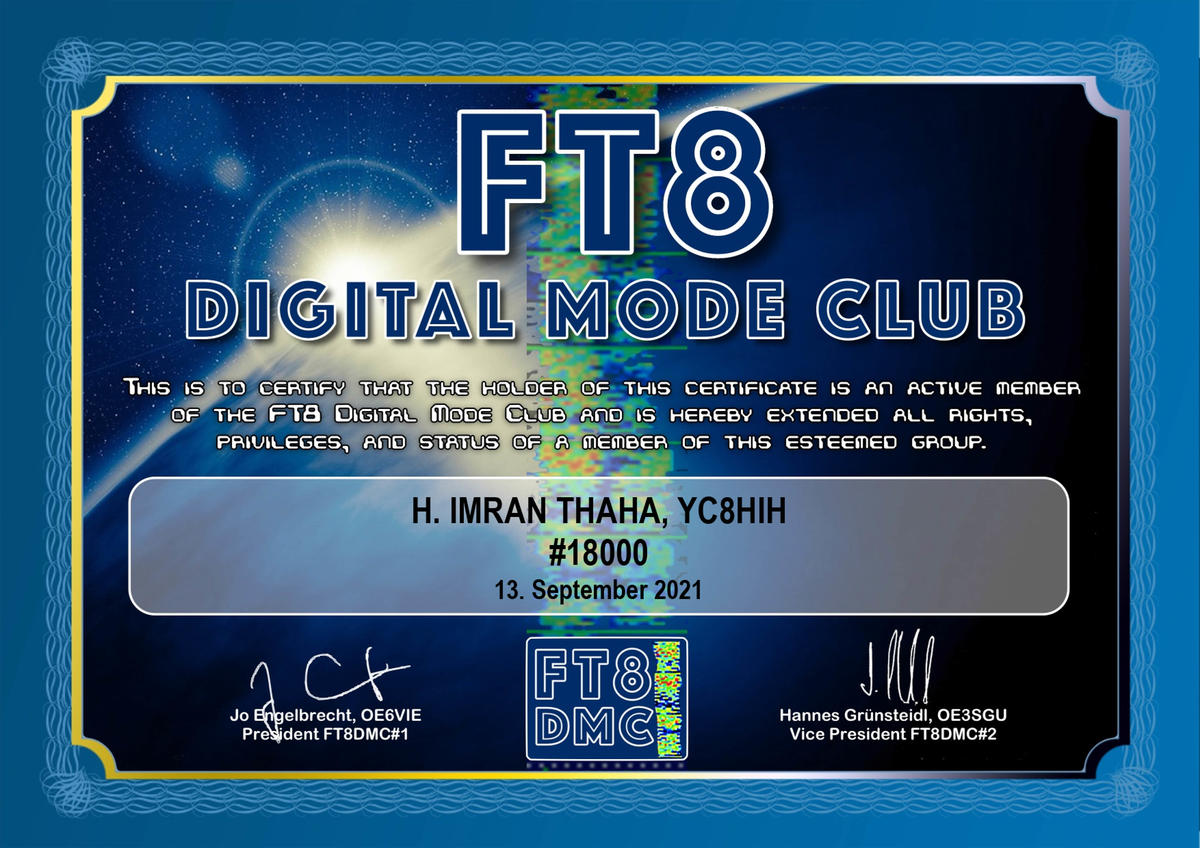 YC8HIH - Callsign Lookup by QRZ Ham Radio