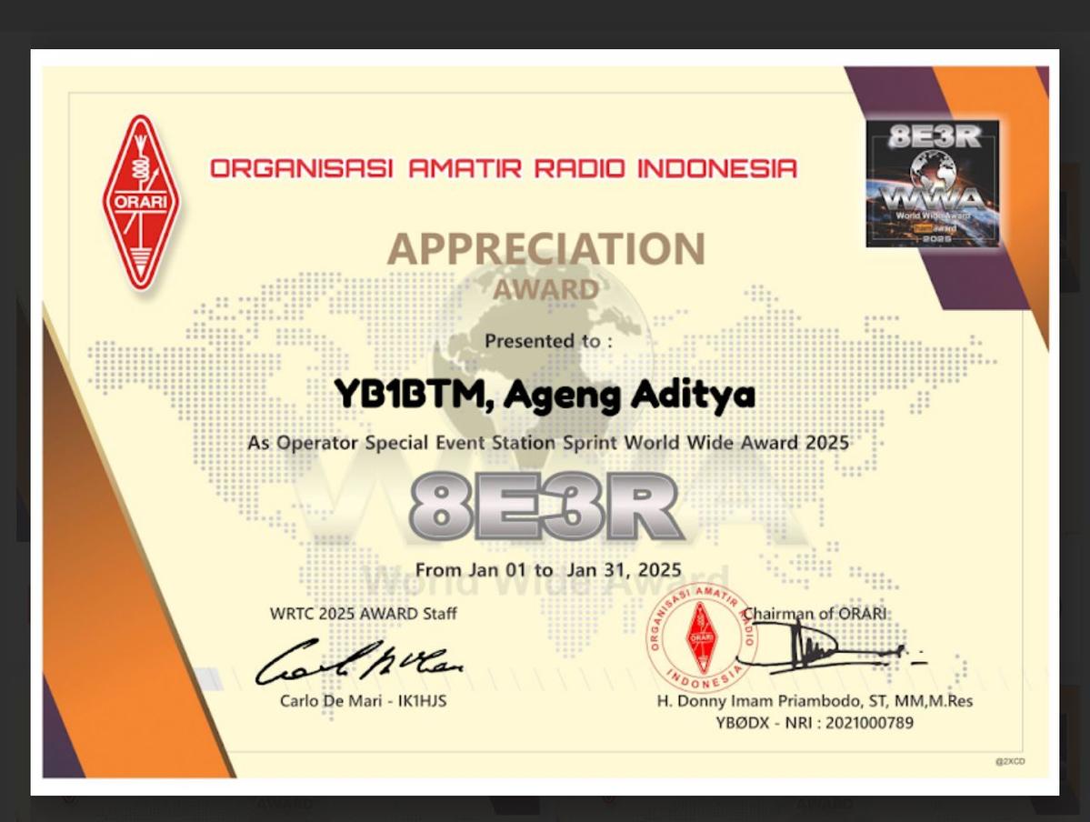 YB1BTM - Callsign Lookup by QRZ Ham Radio