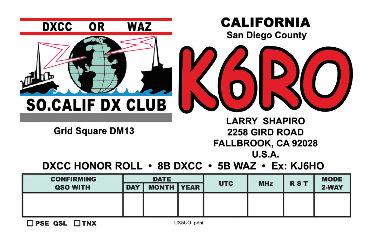 Primary Image for K6RO