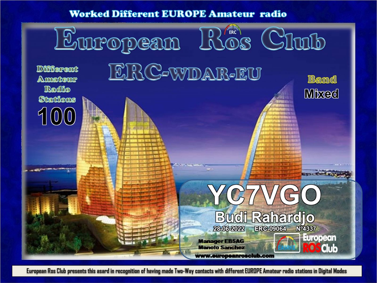 YC7VGO - Callsign Lookup by QRZ Ham Radio