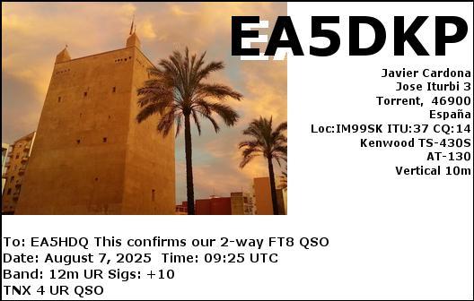 Primary Image for EA5DKP