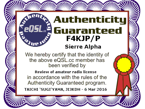 F4KJP/P - Callsign Lookup by QRZ Ham Radio