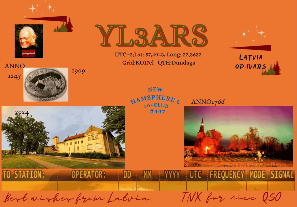 Primary Image for YL3ARS
