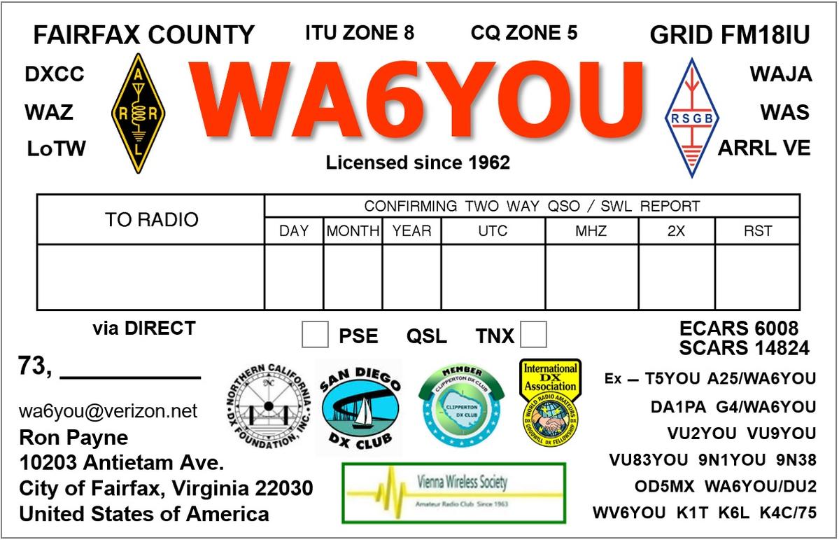 Primary Image for WA6YOU