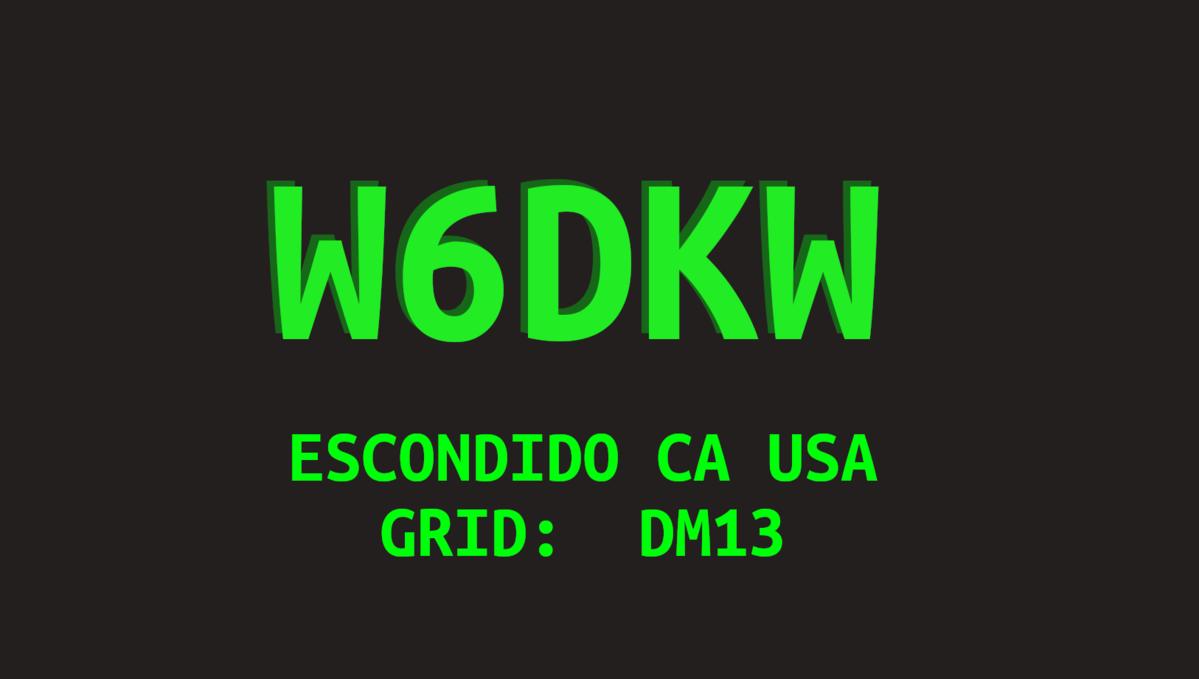 Primary Image for W6DKW