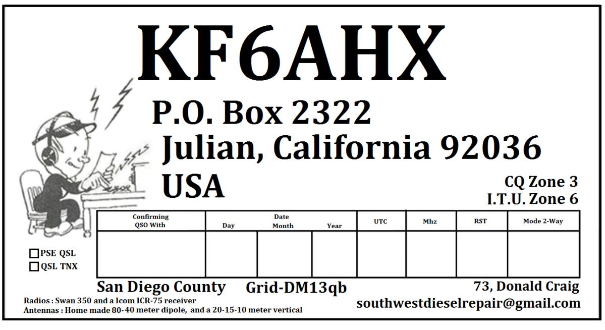 Primary Image for KF6AHX