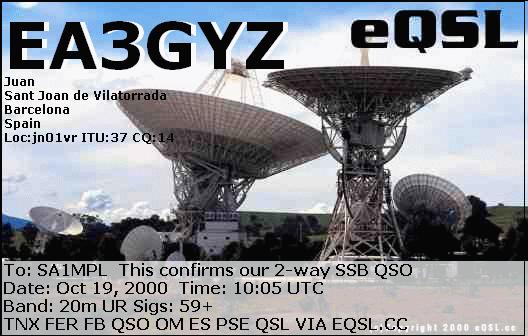 Primary Image for EA3GYZ