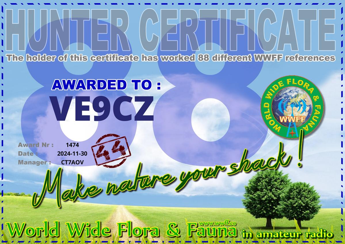VE9CZ - Callsign Lookup by QRZ Ham Radio