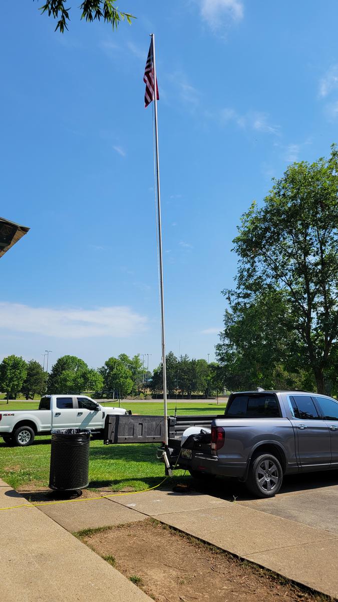 ww9z, field day, ham radio, hoa, greyline, vertical, hf vertical, antenna